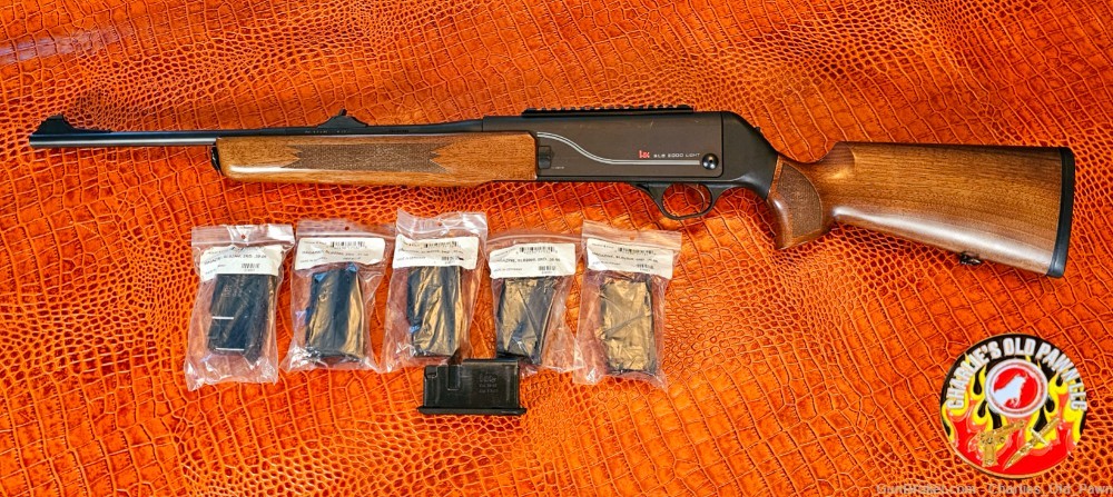 Very Rare Heckler & Koch HK SLB 2000 LIGHT Selbstladebüchse 9.3x62mm Rifle-img-0