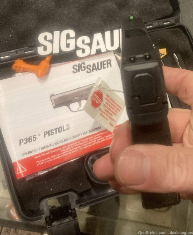 Sig Sauer P365 9mm model 365-9-BXR3 New in Hard Case (no card fees added)-img-3