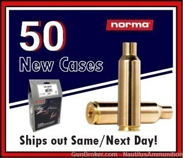 300 WSM Brass, Norma 300 Winchester Short Magnum Brass-img-0