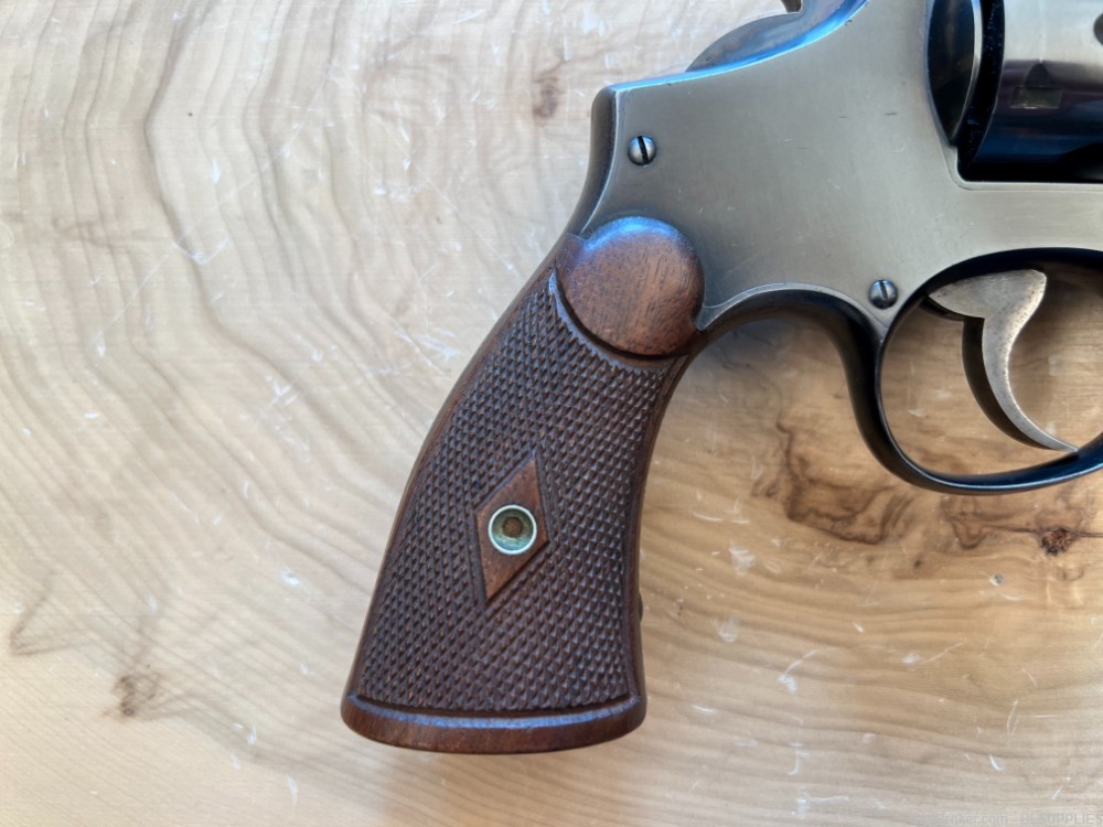 SMITH AND WESSON S&W PRE-MODEL 10 BLUED FINISH MATCHING GRIPS 6" BBL .38SPL-img-7