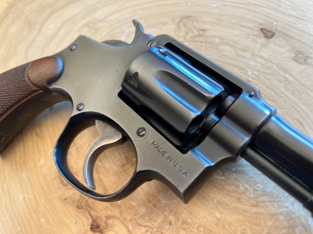 SMITH AND WESSON S&W PRE-MODEL 10 BLUED FINISH MATCHING GRIPS 6" BBL .38SPL-img-2