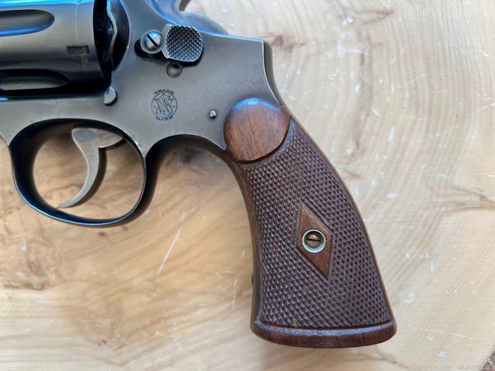 SMITH AND WESSON S&W PRE-MODEL 10 BLUED FINISH MATCHING GRIPS 6" BBL .38SPL-img-8