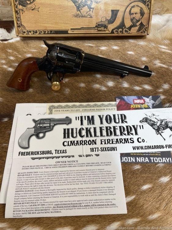 Cimarron 1875 Outlaw 45 Colt 7.5” single action revolver -img-1