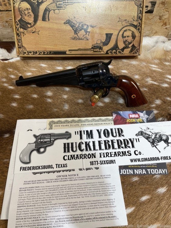 Cimarron 1875 Outlaw 45 Colt 7.5” single action revolver -img-0