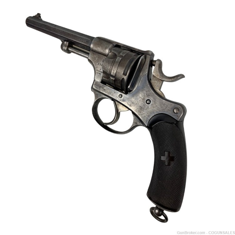 Waffenfabrik Bern Swiss M.1878 Antique Revolver 10.4mm CF Rare Antique -img-1