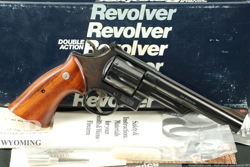 Smith & Wesson S&W Model 29-3 .44 Magnum 6” Revolver, MFD 1983-1987-img-0