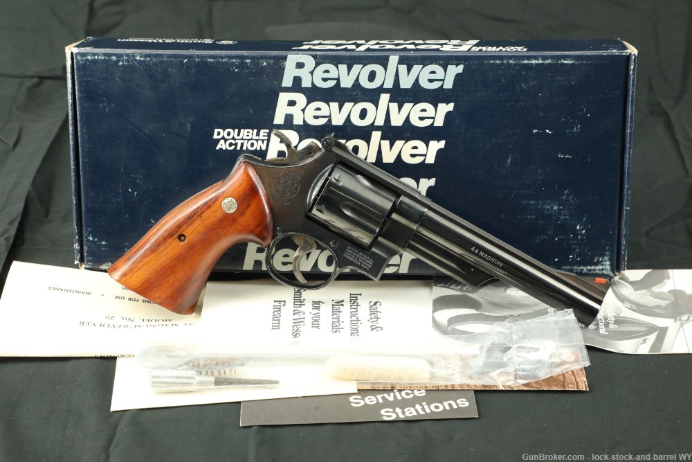 Smith & Wesson S&W Model 29-3 .44 Magnum 6” Revolver, MFD 1983-1987-img-2