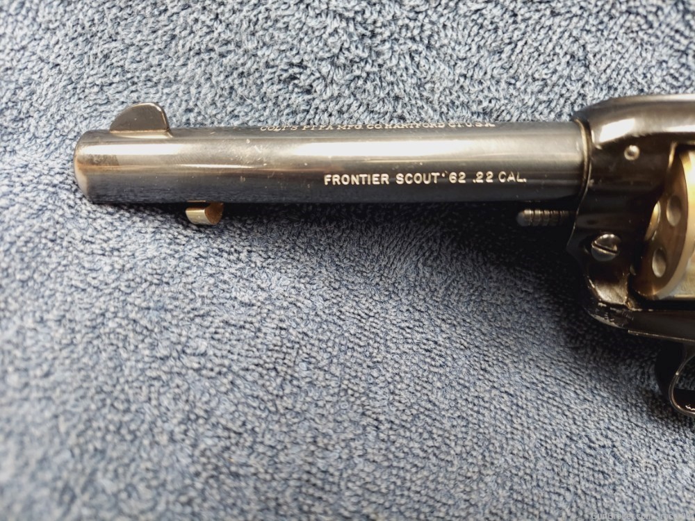 COLT'S  PTFA MFG CO. MODEL FRONTIER SCOUT'62 SAA REVOLVER .22LR (1969)-img-3