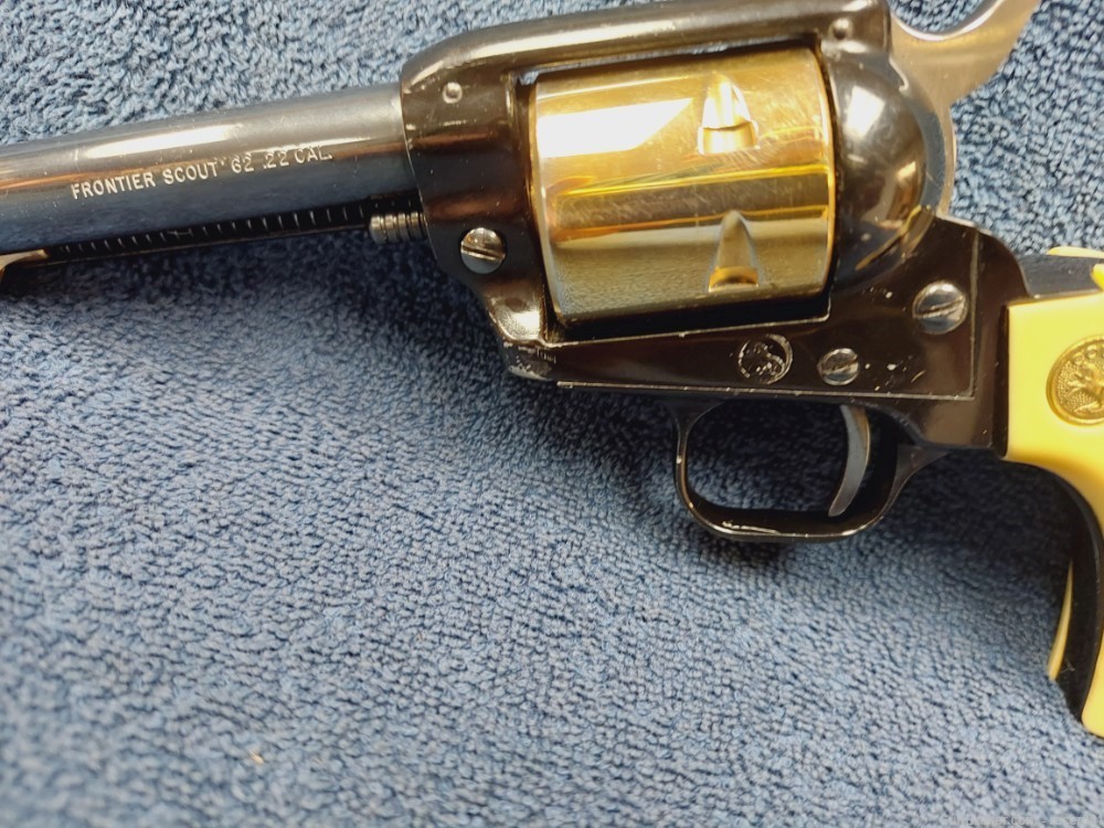 COLT'S  PTFA MFG CO. MODEL FRONTIER SCOUT'62 SAA REVOLVER .22LR (1969)-img-4