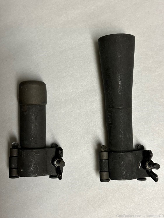 US GI M1 CARBINE FLASH HIDER AND MUZZLE BRAKE SET OF 2 PIECES. -img-0