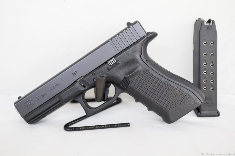Glock Model 31 Gen 4 .357SIG 4.48” S.Auto Pistol – Black Polymer -img-0