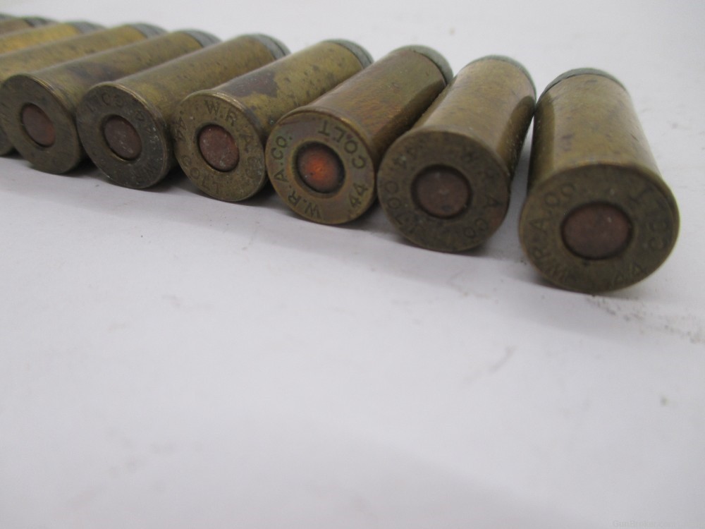 10 count lot of WRA Co. 44 Colt revolver cartridges-img-5