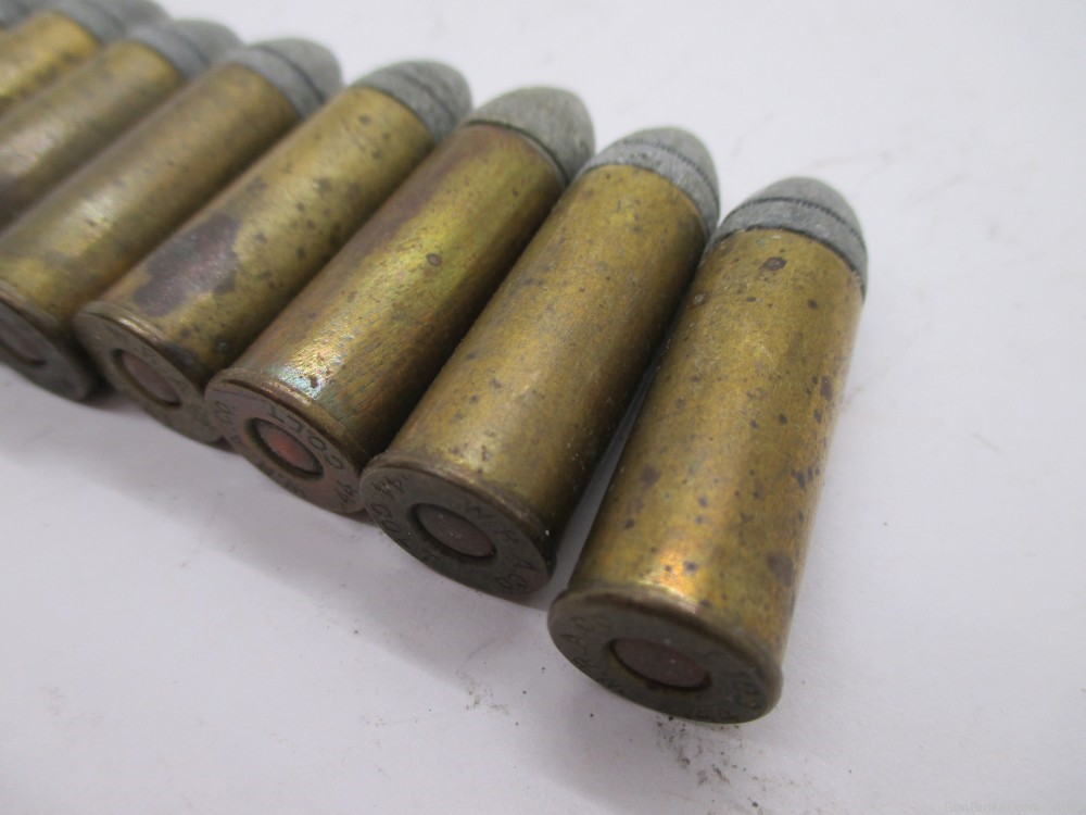 10 count lot of WRA Co. 44 Colt revolver cartridges-img-3