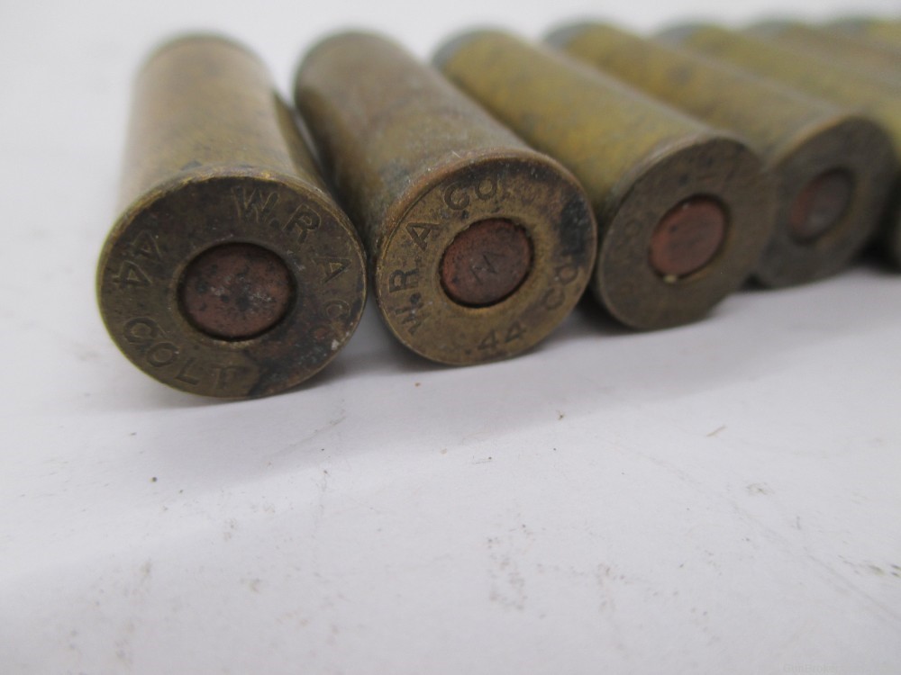 10 count lot of WRA Co. 44 Colt revolver cartridges-img-4
