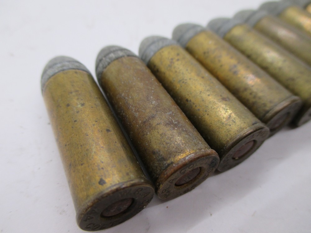 10 count lot of WRA Co. 44 Colt revolver cartridges-img-1