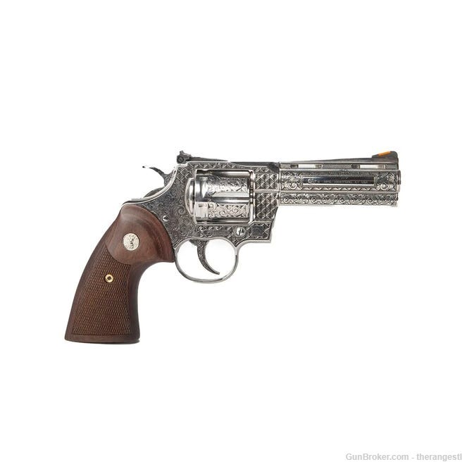 COLT FIREARMS PYTHON SPECIAL EDITION ENGRAVED STAINLESS .357 MAG / .38 SPL -img-0