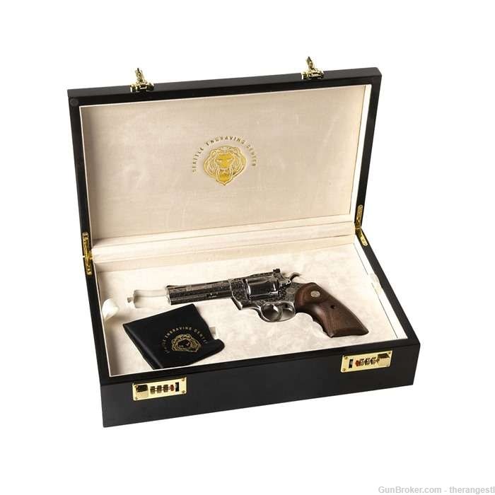 COLT FIREARMS PYTHON SPECIAL EDITION ENGRAVED STAINLESS .357 MAG / .38 SPL -img-1
