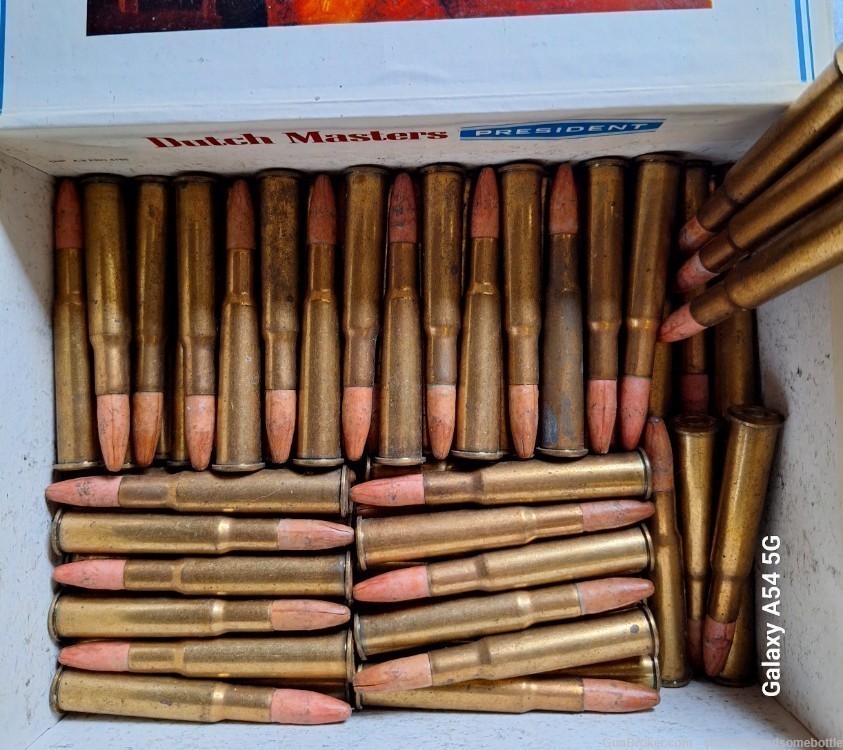 (92) rounds .30-40 Krag Remington-UMC Paper Bullet Blanks-img-3