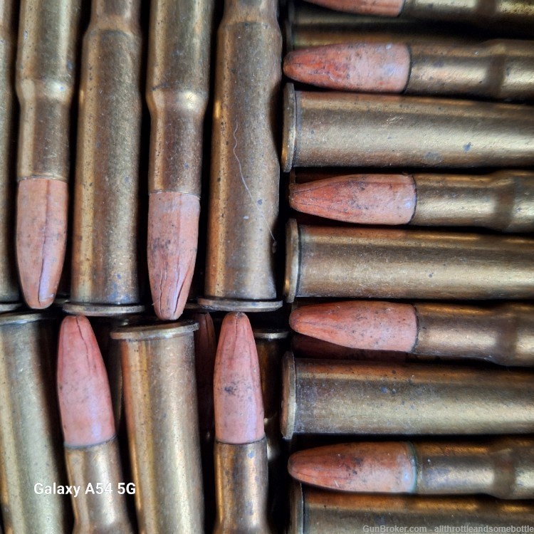 (92) rounds .30-40 Krag Remington-UMC Paper Bullet Blanks-img-1