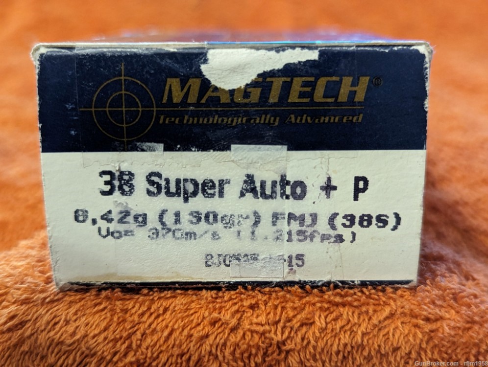Magtech 38 Super Auto +P Ammunition-img-0