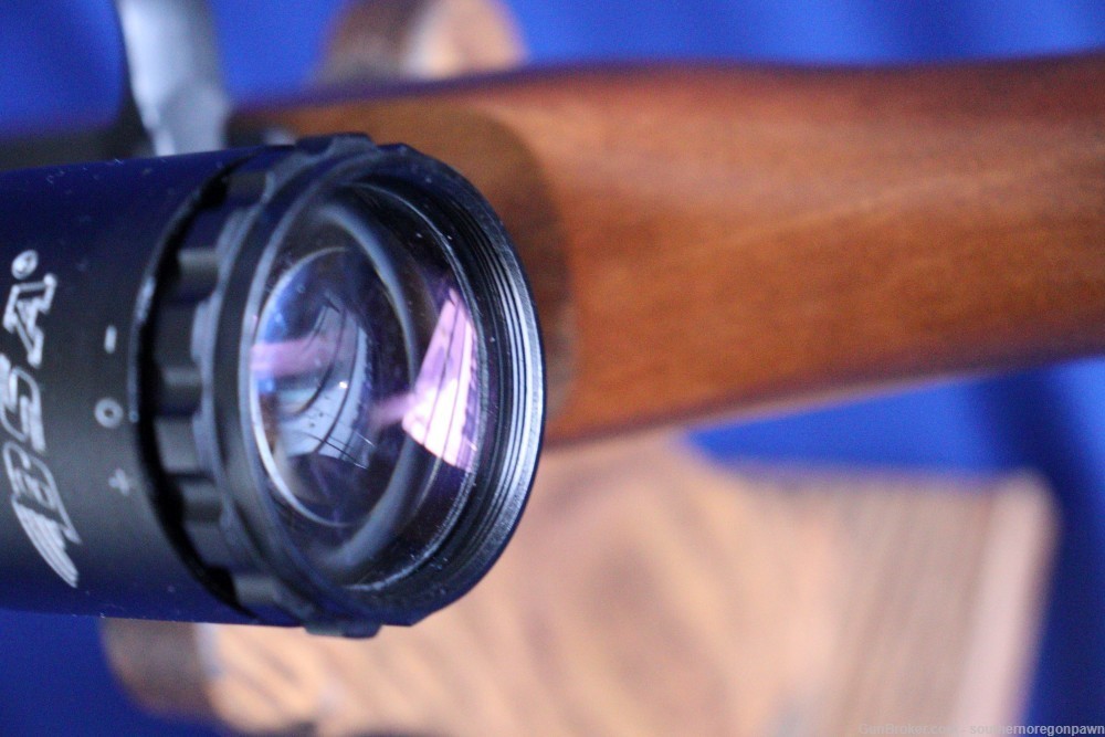 2014 Ruger mini 14 5.56 .223 blue & wood BSA Contender 4-16-40 scope adj 98-img-20