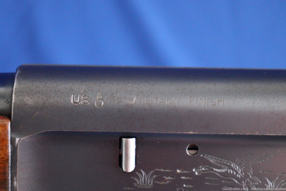 Remington Model 11 US Bomb Marked 12 Gauge Military Shotgun Mfg 1934-img-25