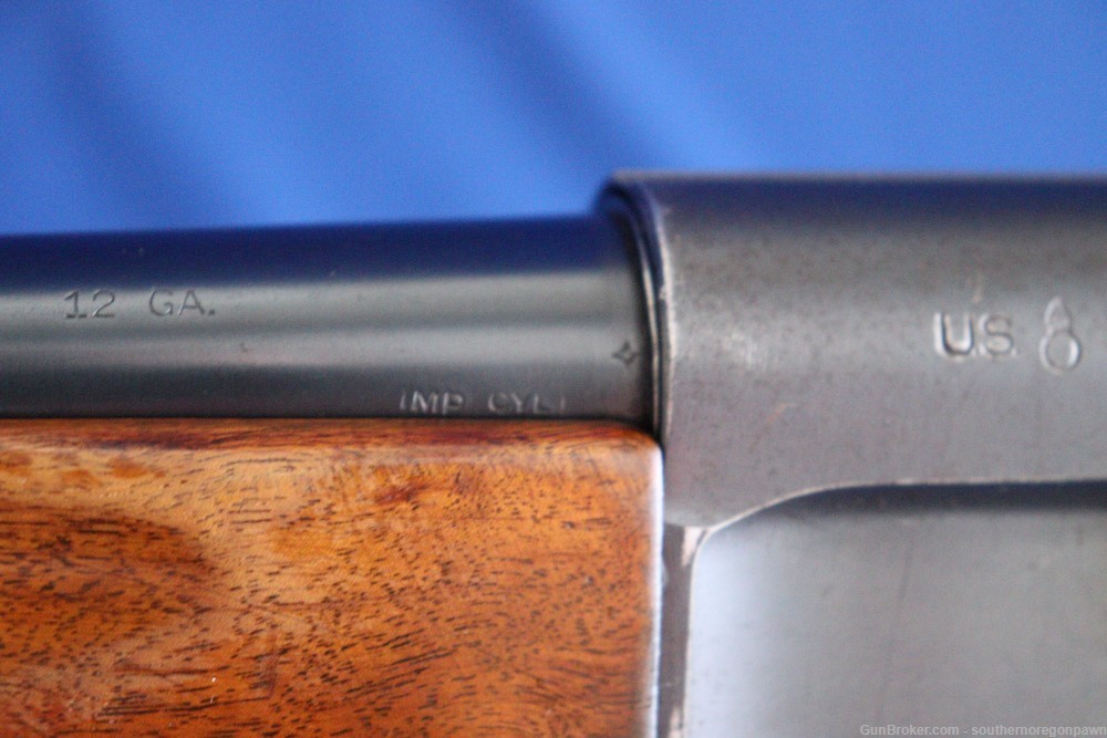 Remington Model 11 US Bomb Marked 12 Gauge Military Shotgun Mfg 1934-img-29