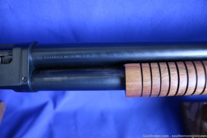 IAC China 12ga 1897 / 93 Norinco 20" Winchester pump 95% original box -img-4