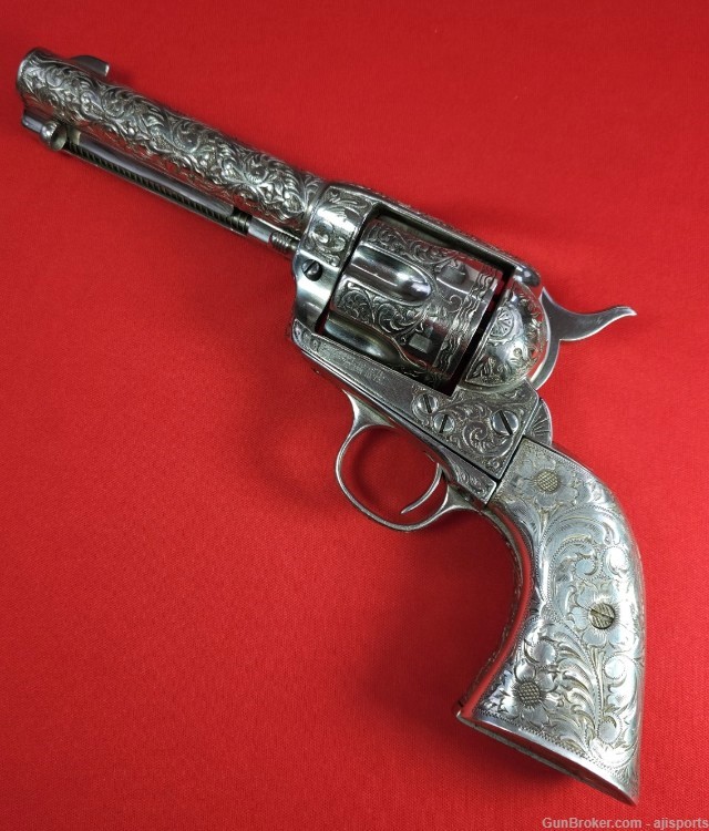 Fully Engraved! Colt Single Action Army .38-40-img-4