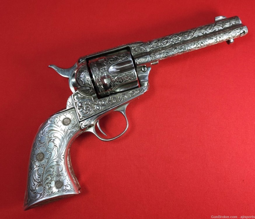 Fully Engraved! Colt Single Action Army .38-40-img-0