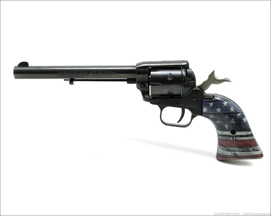 HERITAGE Arms Rough Rider Model Revolver 22LR 22MAG Single Action - 6.5"-img-0