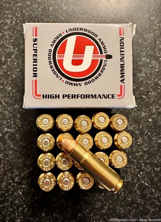 Underwood Ammo .458 SOCOM 300gr ballistic tip ammunition 20 rounds-img-0