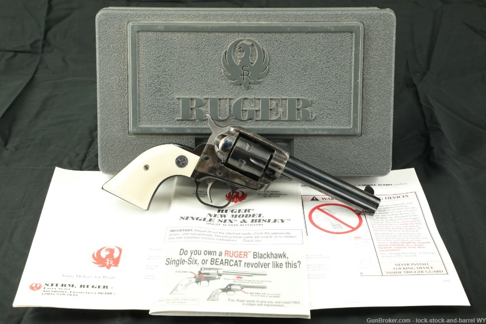 Like New Sturm Ruger New Model Single Six .32 HR Magnum Revolver SA 6 Shot -img-2