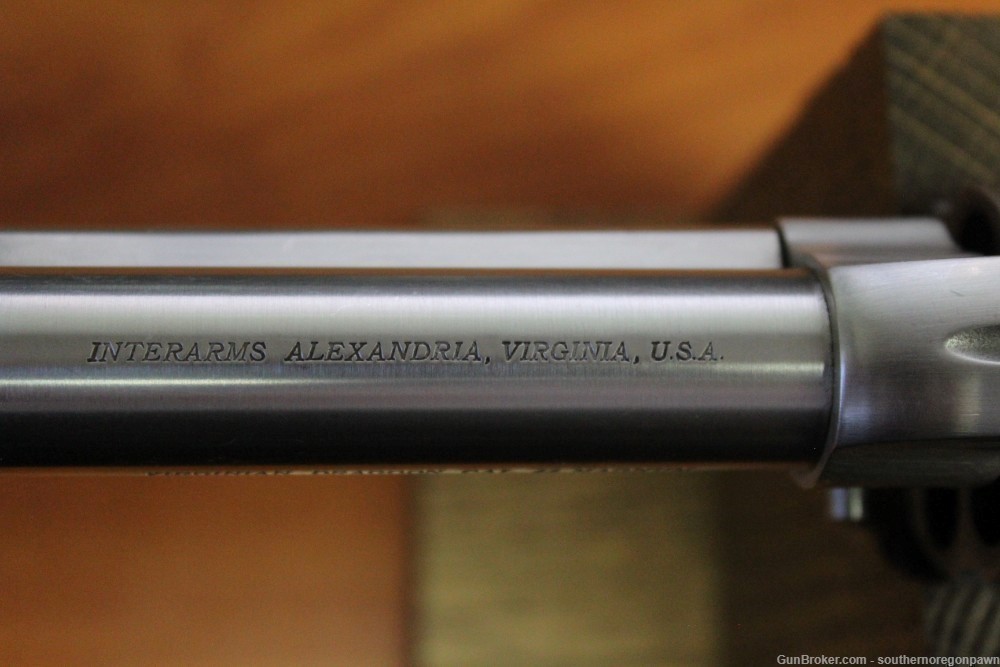 RARE Interarms Virginian Dragoon .44 Mag Revolver FIXED SIGHTS 6" Stainless-img-15