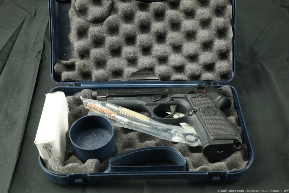 Italian Beretta Model 92-FS 9mm Parabellum 4.9” Semi-Auto Pistol M9 w/ Box -img-37
