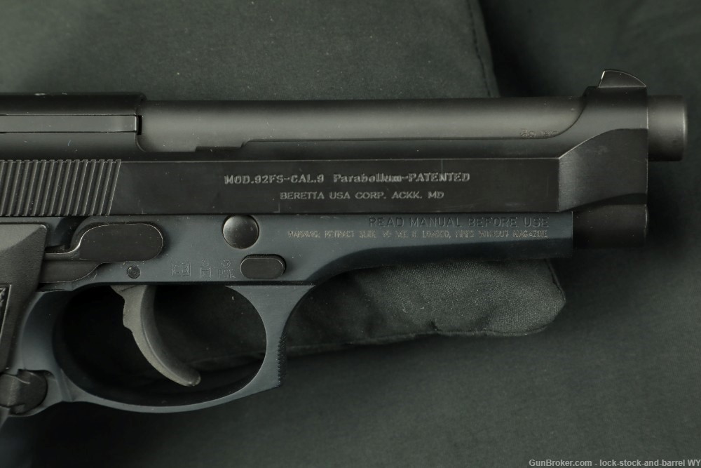 Italian Beretta Model 92-FS 9mm Parabellum 4.9” Semi-Auto Pistol M9 w/ Box -img-20