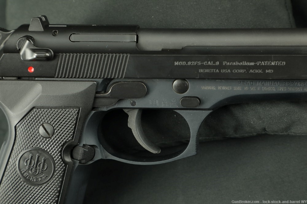 Italian Beretta Model 92-FS 9mm Parabellum 4.9” Semi-Auto Pistol M9 w/ Box -img-21