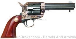Cimarron MP410 Model P Revolver 45 LC, 4.75 in, Wood Grp, 6 Rnd, Fixed, -img-0