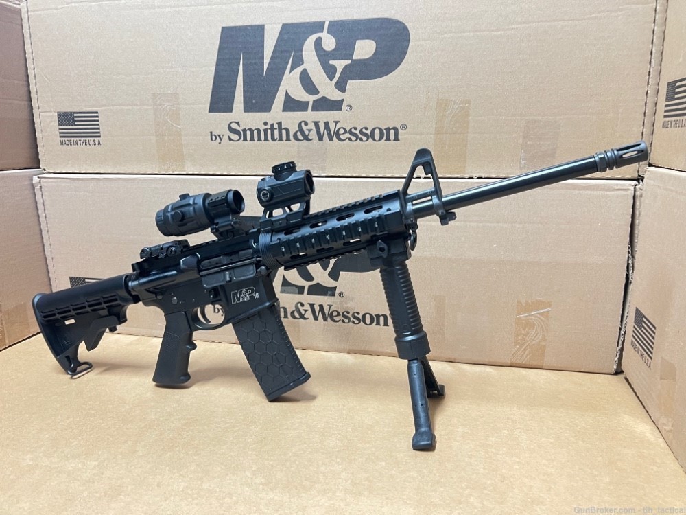 SMITH & WESSON AR-15 Tactical Rifle |Red Dot & | 3 Magazines|AR M&P 15-img-3