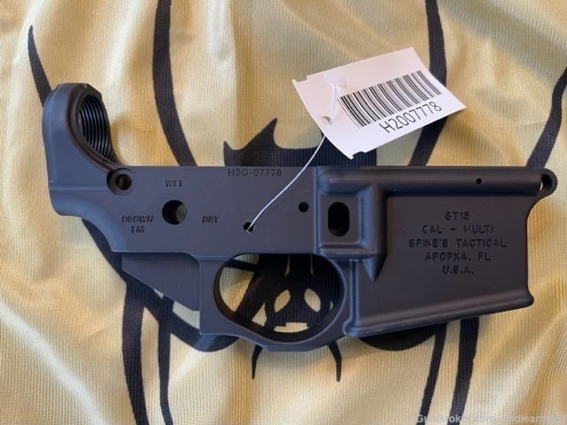 Spike's Tactical Waterboarding Instructor Stripped Lower Receiver AR-15 -img-1