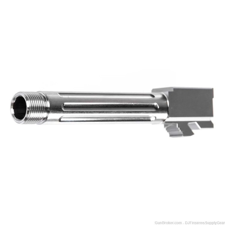 GLOCK 23 40S&W STAINLESS STEEL FLUTED THREADED BARREL - Made In USA-img-2
