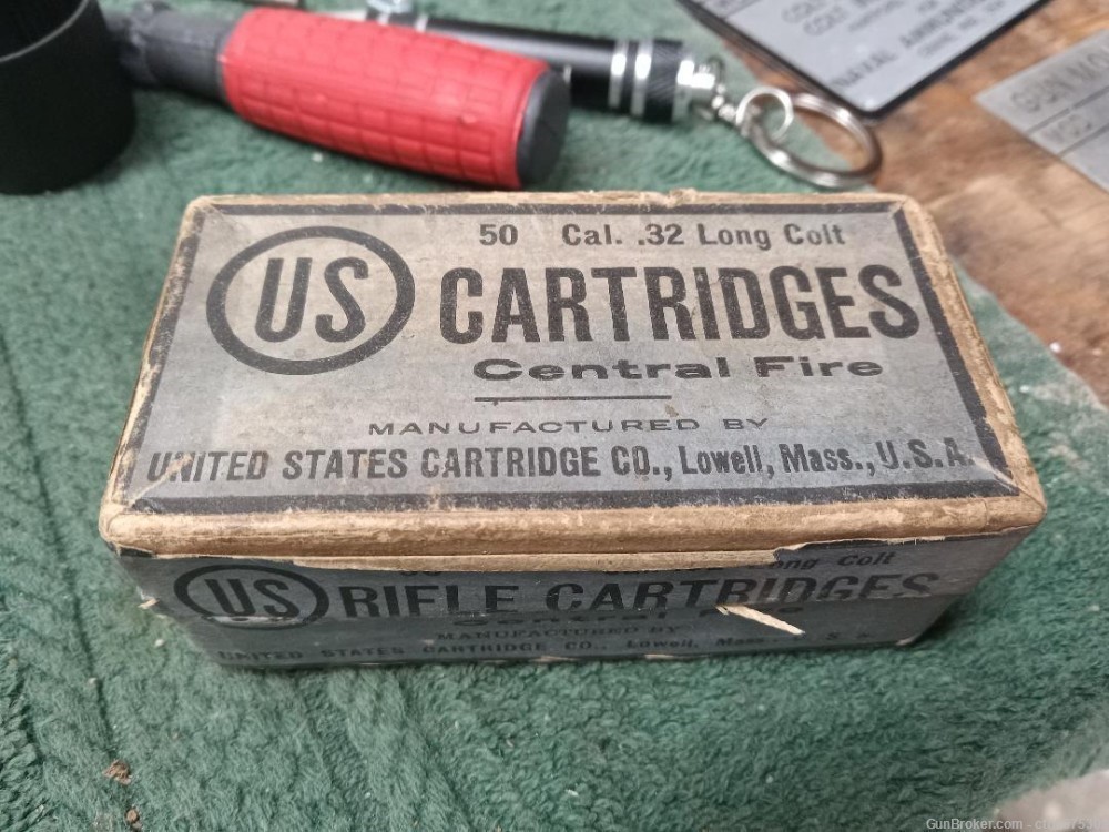 Vintage US Cartidges .32 Long Colt Box-img-0