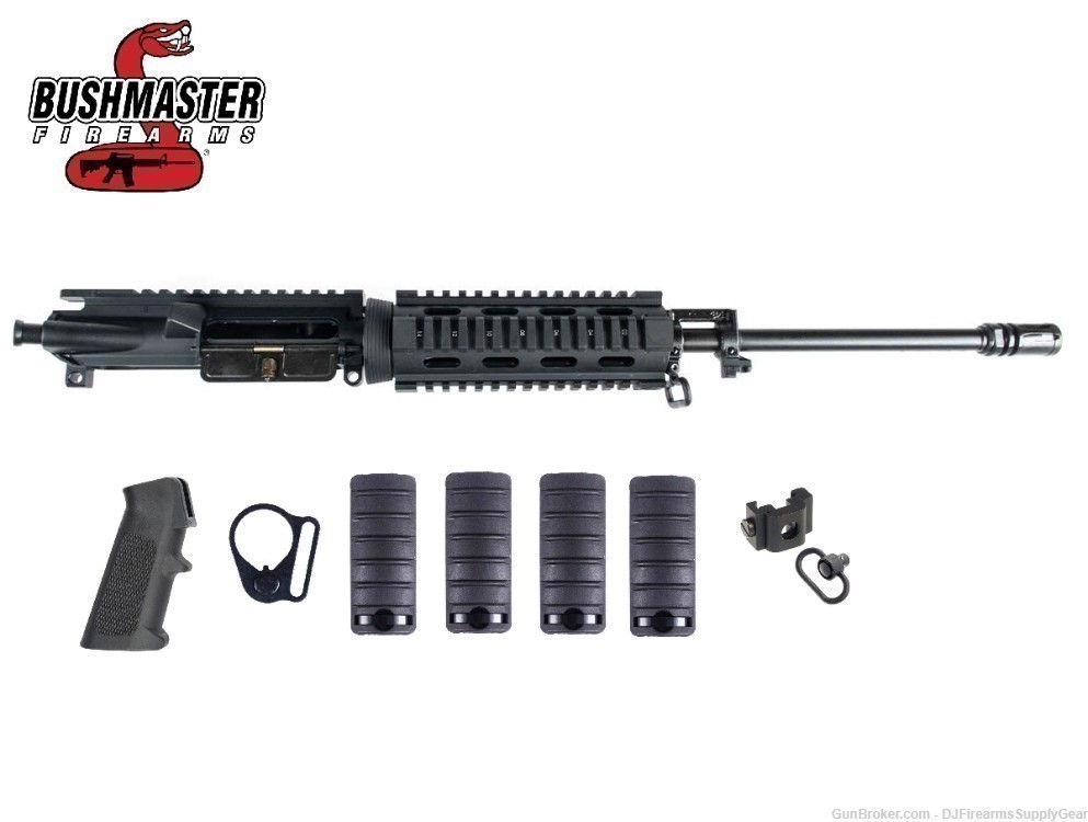 Bushmaster AR-15 5.56mm 16" Upper Receiver Kit w Factory Barrel & Quad Rail-img-0