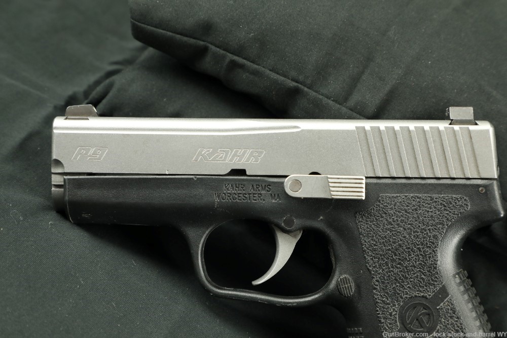 Kahr Arms P9 CW9093 9mm 3.5” Semi-Auto Slim Compact Pistol, Box & Mags-img-7