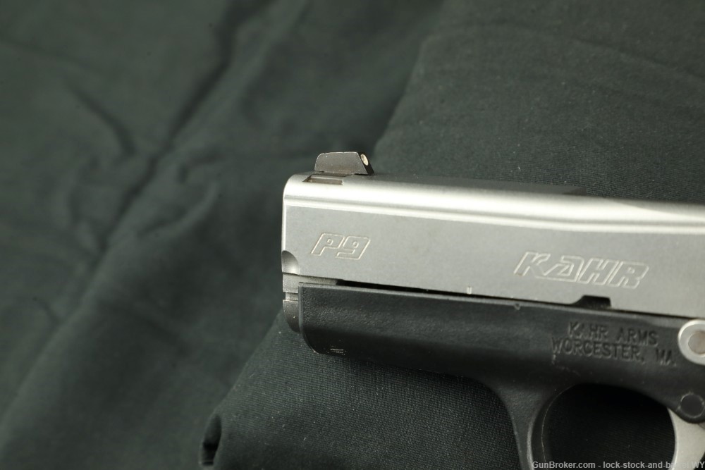 Kahr Arms P9 CW9093 9mm 3.5” Semi-Auto Slim Compact Pistol, Box & Mags-img-17