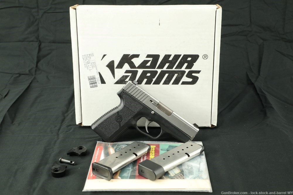 Kahr Arms P9 CW9093 9mm 3.5” Semi-Auto Slim Compact Pistol, Box & Mags-img-2
