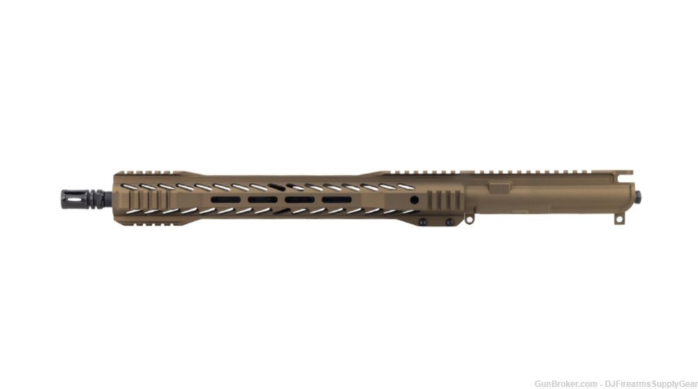 AR-15 16" 5.56 Complete Upper Receiver w/ Burnt Bronze Cerakote Finish w QD-img-1