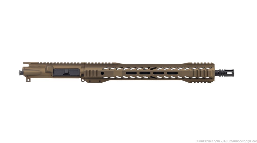AR-15 16" 5.56 Complete Upper Receiver w/ Burnt Bronze Cerakote Finish w QD-img-0