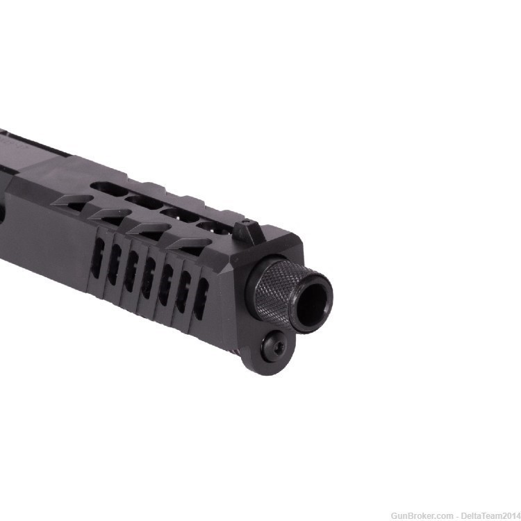 Complete Slide for Glock 17 - DLC Black Lightning Cut RMR Slide-img-3