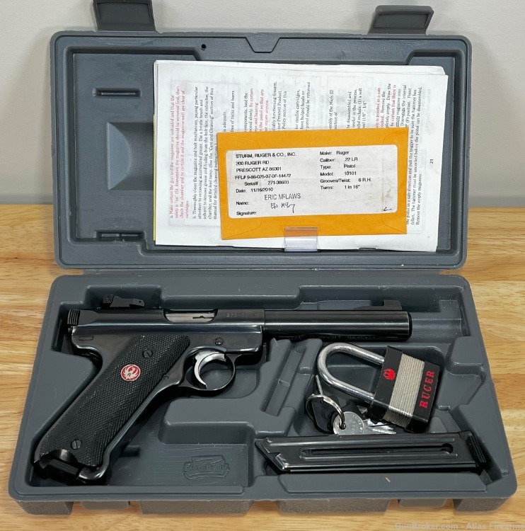 Ruger Mark III Target chambered in 22LR with 5 1/2 inch barrel-img-1